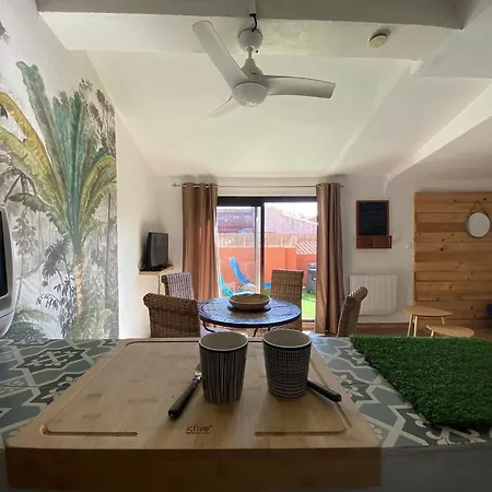 Joli T2 Avec Grande Terrasse Centre Daire Perpignan